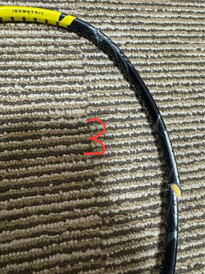 バドミントンラケット 7本セット　ジャンク品