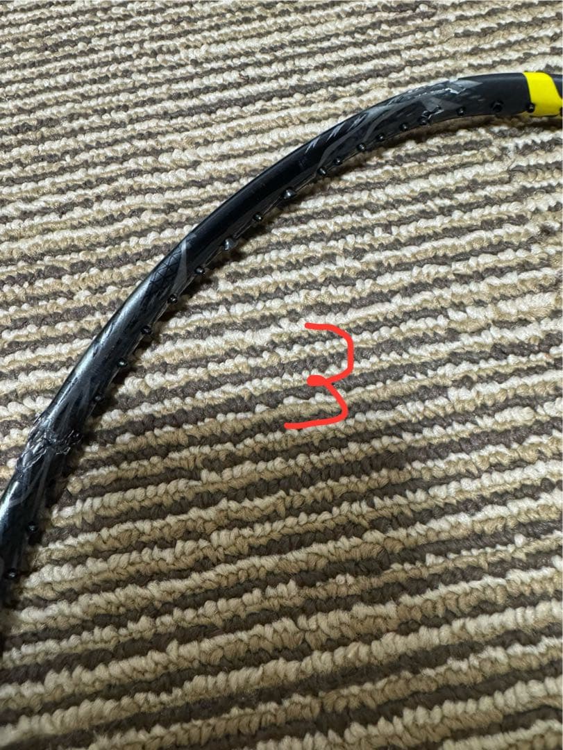 バドミントンラケット 7本セット　ジャンク品