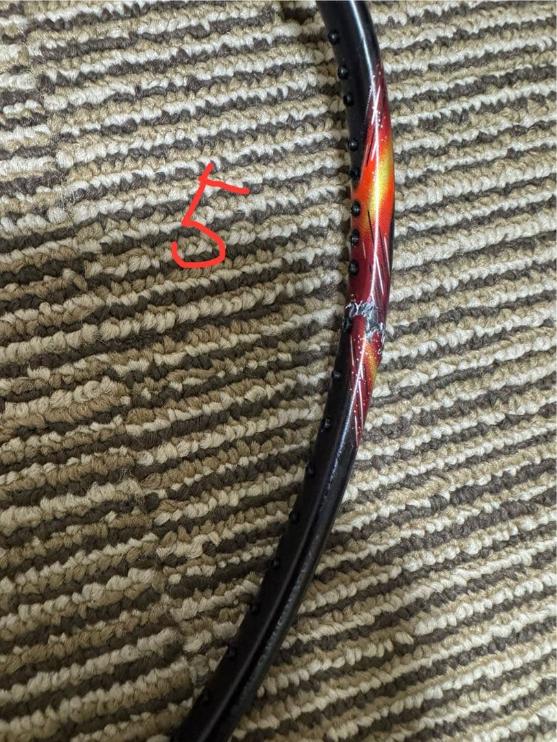 バドミントンラケット 7本セット　ジャンク品