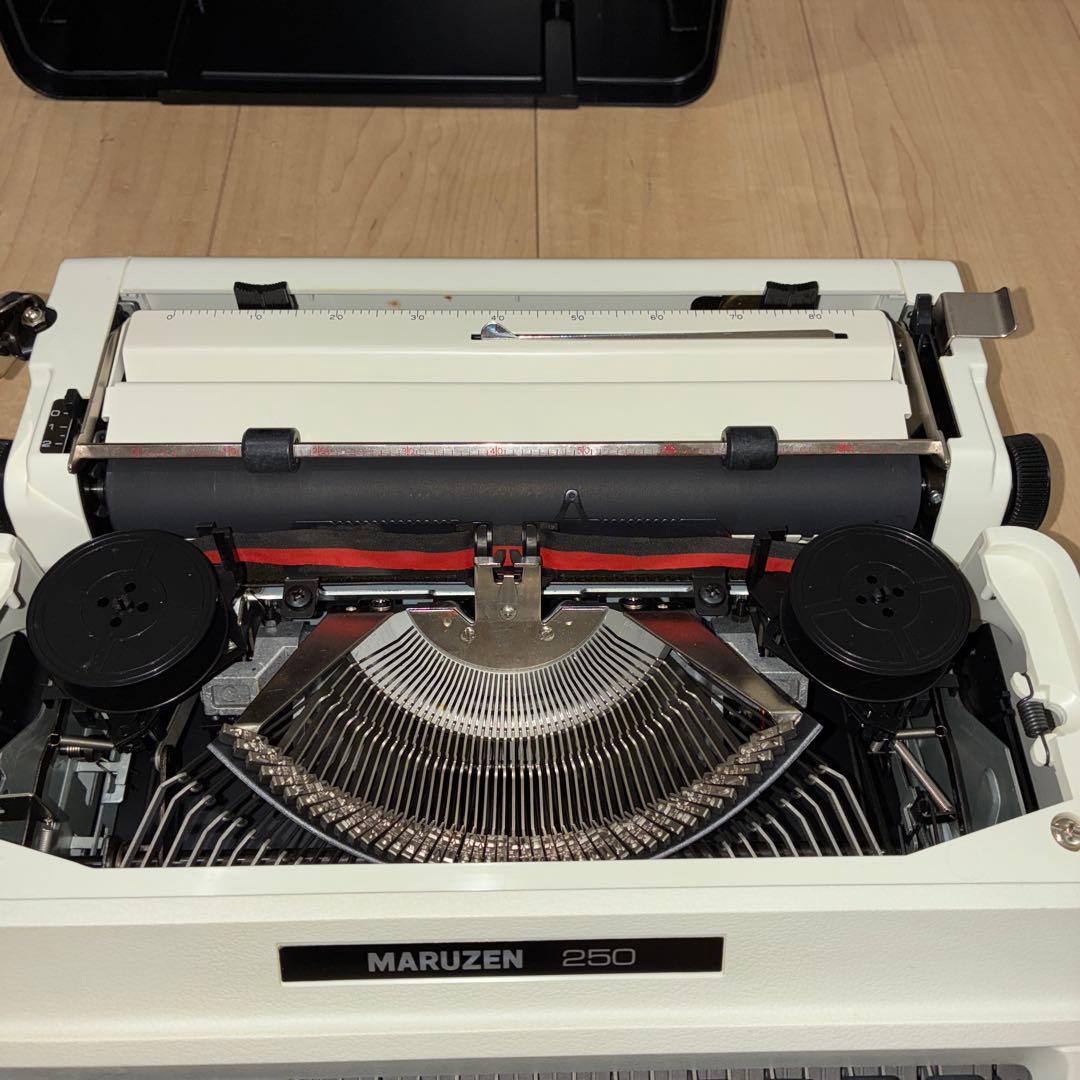 カナ入力可能！完動品・美品・印字可能 マルゼン 250 タイプライター