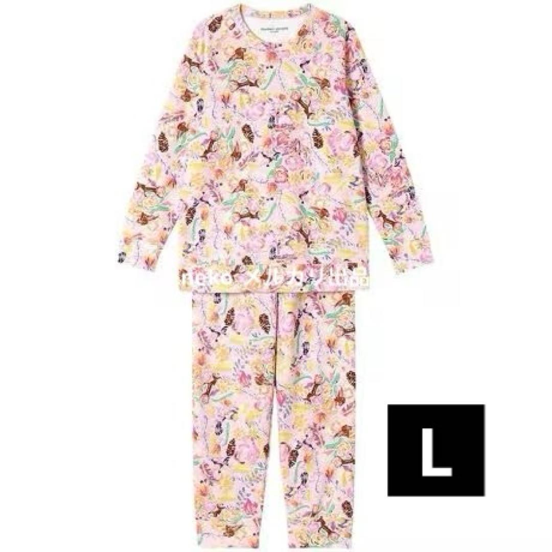 新品 ワコール ツモリチサト 綿100％ パジャマ あったか素材 L