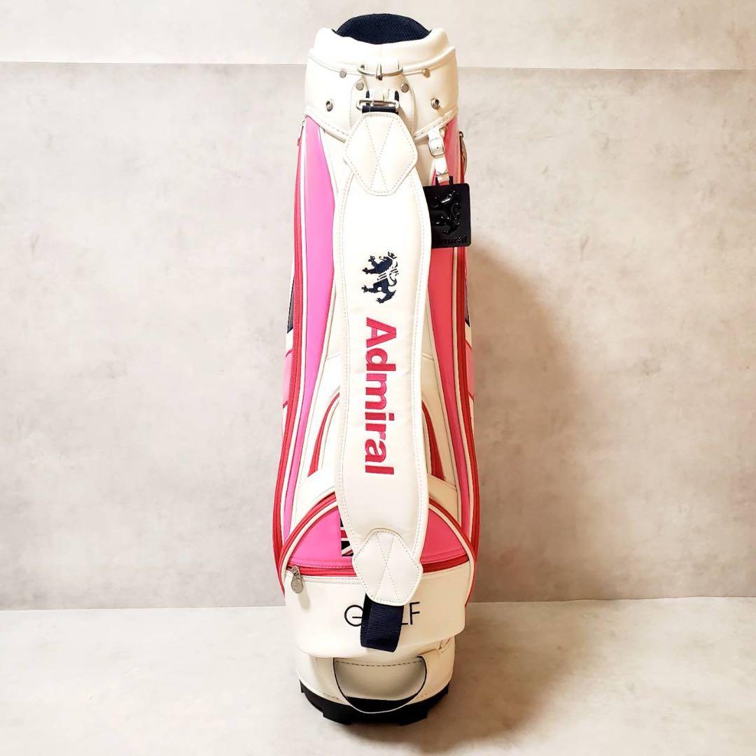 【良品】Admiral GOLF アドミラル ゴルフバッグ キャディバッグ