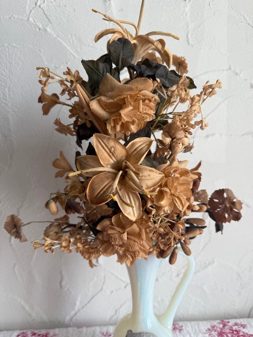 フランスアンティーク 布花 ブーケ