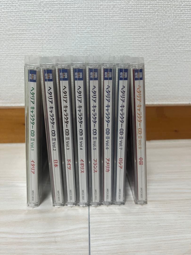 ヘタリア キャラクターCDⅡ セット　クリアカード　特典ブロマイド付き