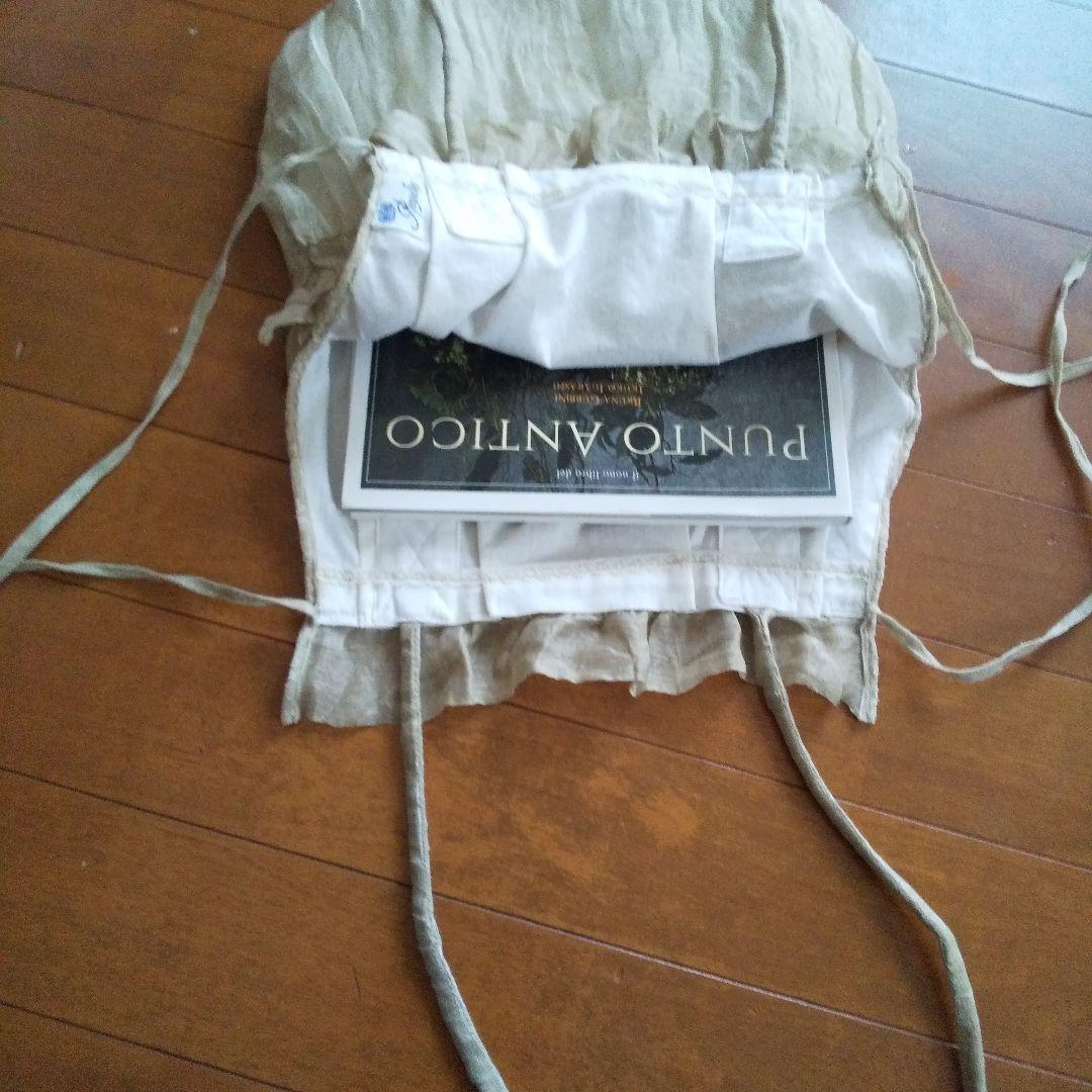 フランスアンティーク素材のシャビーな布バック