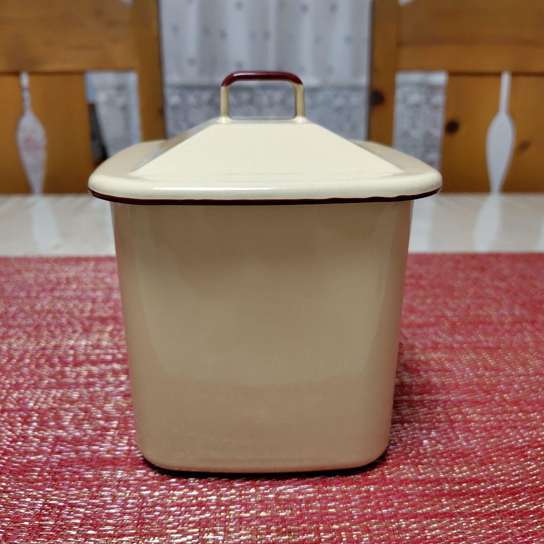 マニー セゾンドローズ ホーローキャニスター四角キャニスター おまけ