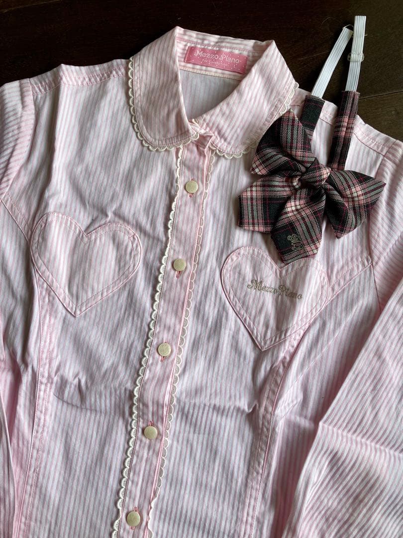 メゾピアノmezzopiano160卒服セレモニーフォーマルスーツセット卒業式