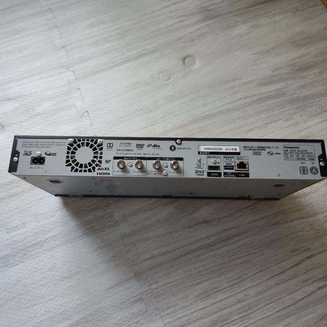 PanasonicブルーレイレコーダーDMR-BX2030[ジャンク]
