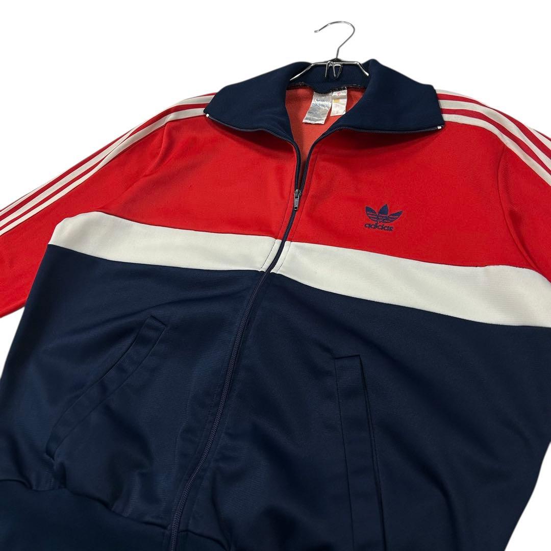 70〜80's Vintageフランス製 adidas ジャージ トラックトップ