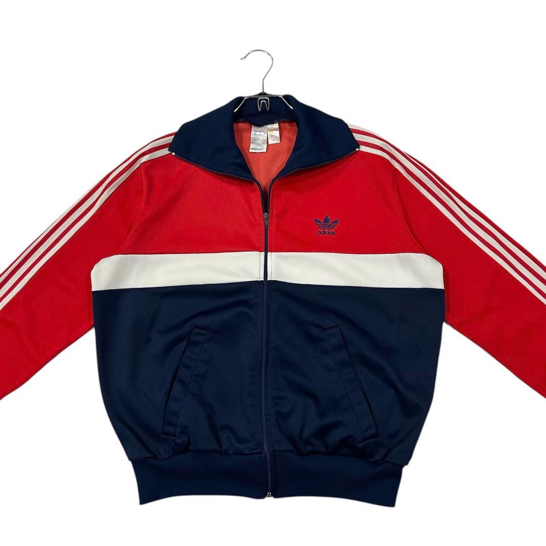 70〜80's Vintageフランス製 adidas ジャージ トラックトップ