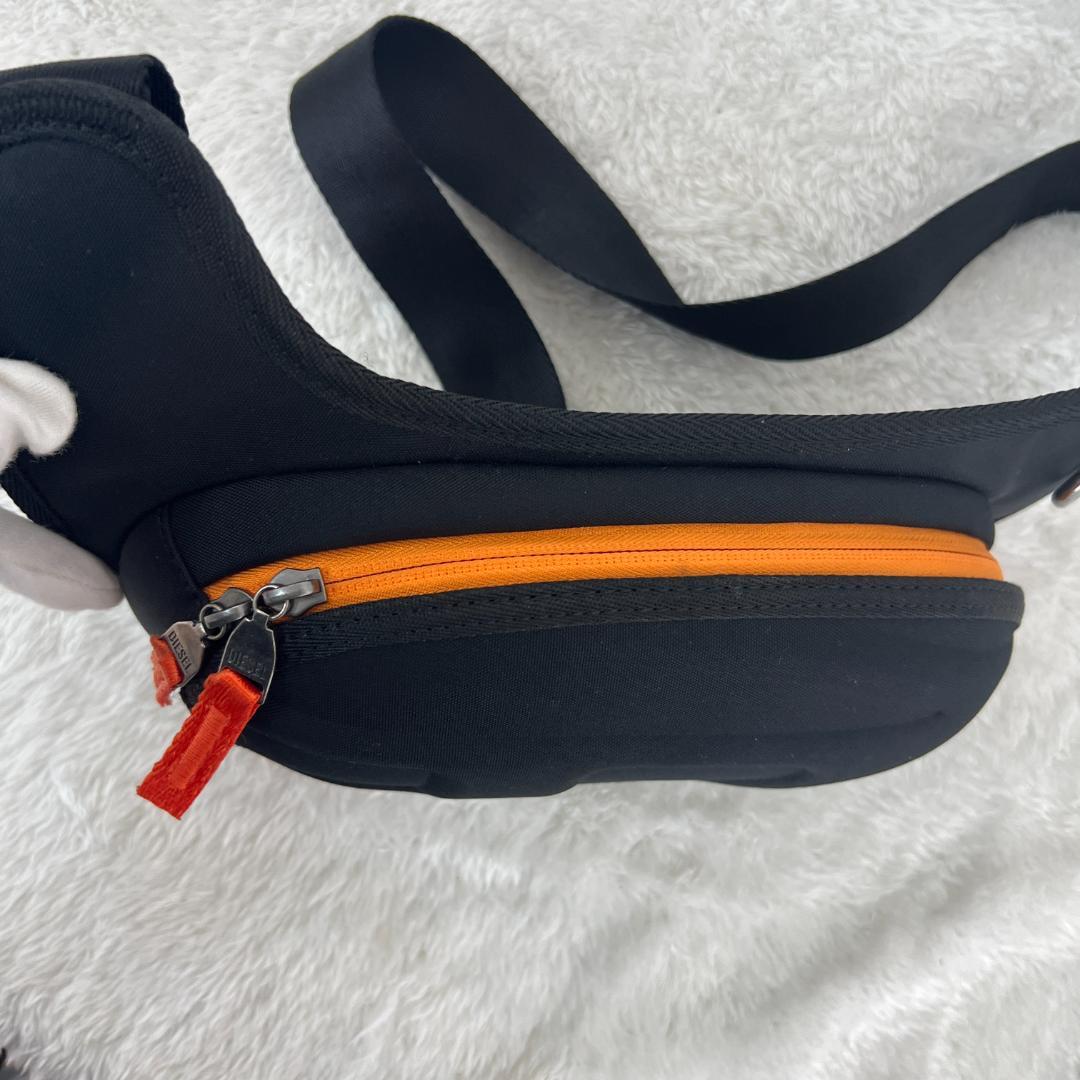 《クール》DIESEL ディーゼル CROSSBODY ボディバッグ 黒