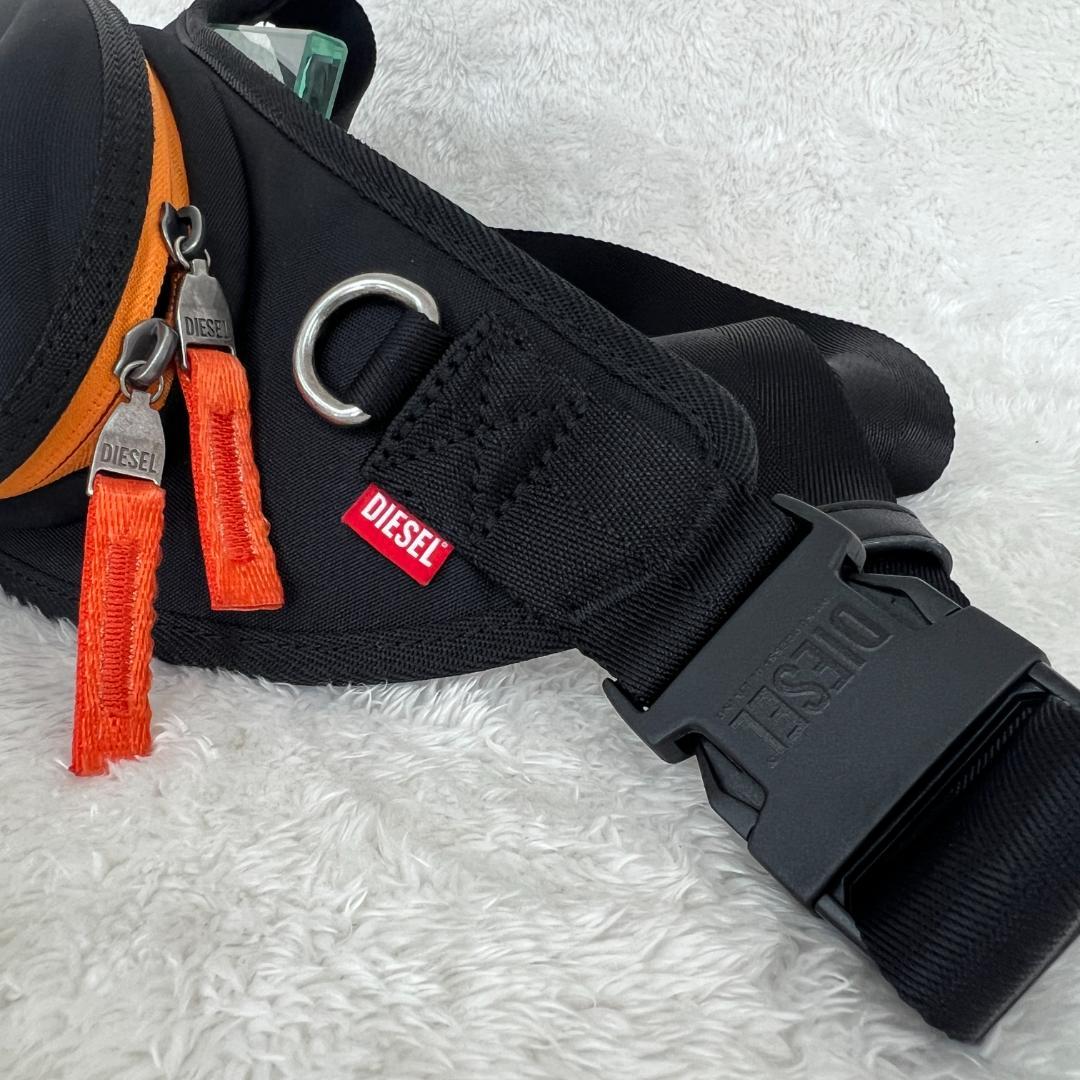 《クール》DIESEL ディーゼル CROSSBODY ボディバッグ 黒