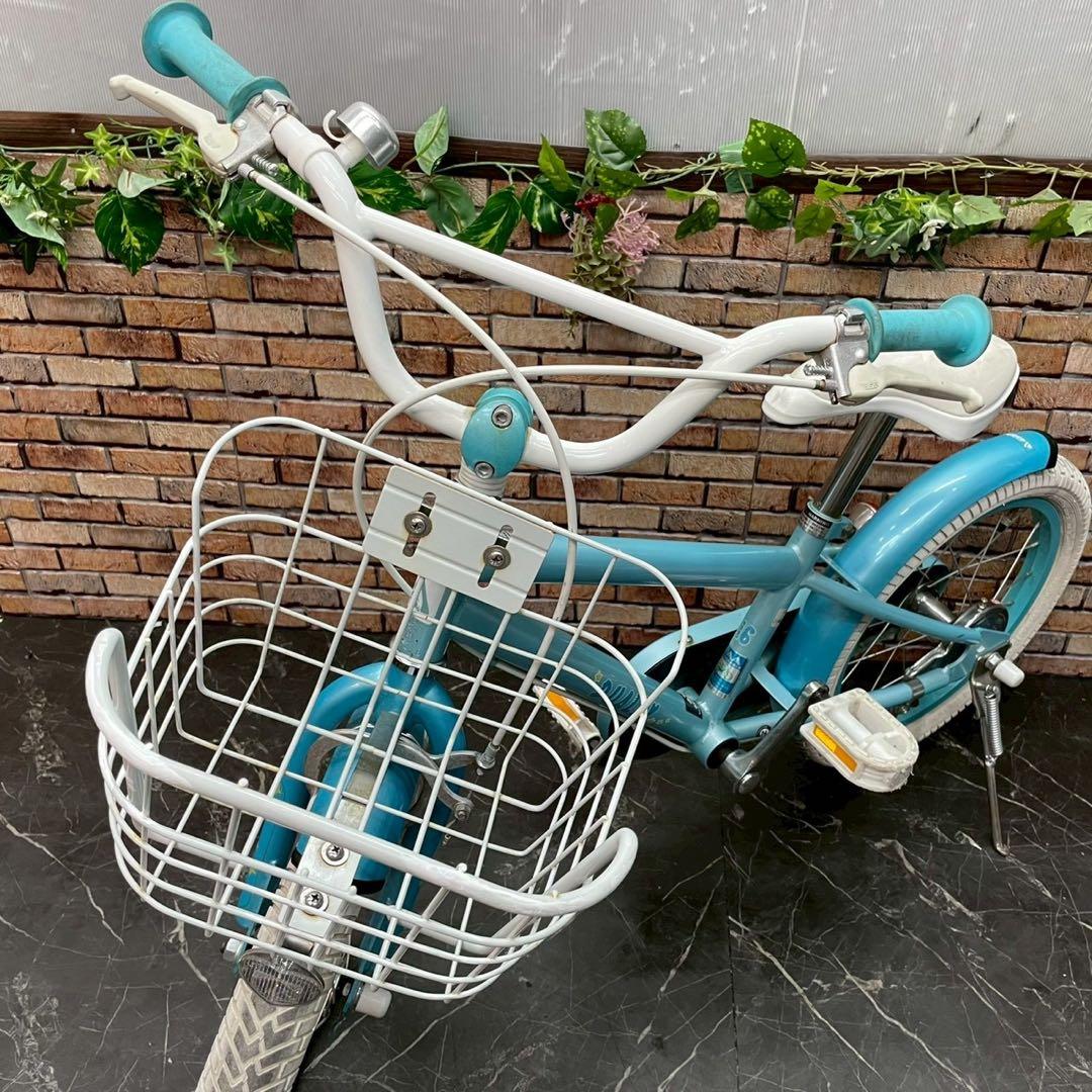 76】子供用自転車 子供車 DUALLY 水色 16インチ シングル - メルカリ