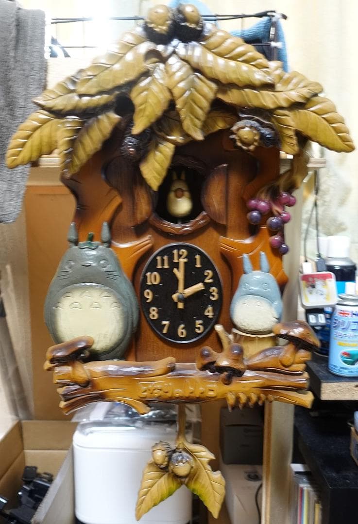 Kei となりのトトロ 壁掛け時計 からくり時計 ジブリ 宮崎駿