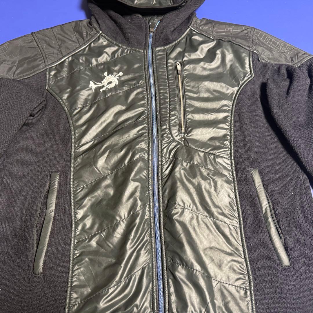 【大特価】Rawlingsローリングス アウタージャケット黒フード付O(XL)