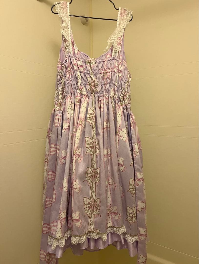 Jewelry Ribbon Princessジャンパースカート ラベンダー