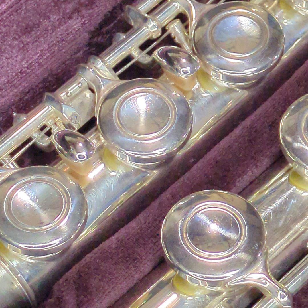 フルート　調整済　ヤマハ　YFL311（頭部管は銀製、Eメカ.銀メッキ仕上げ）