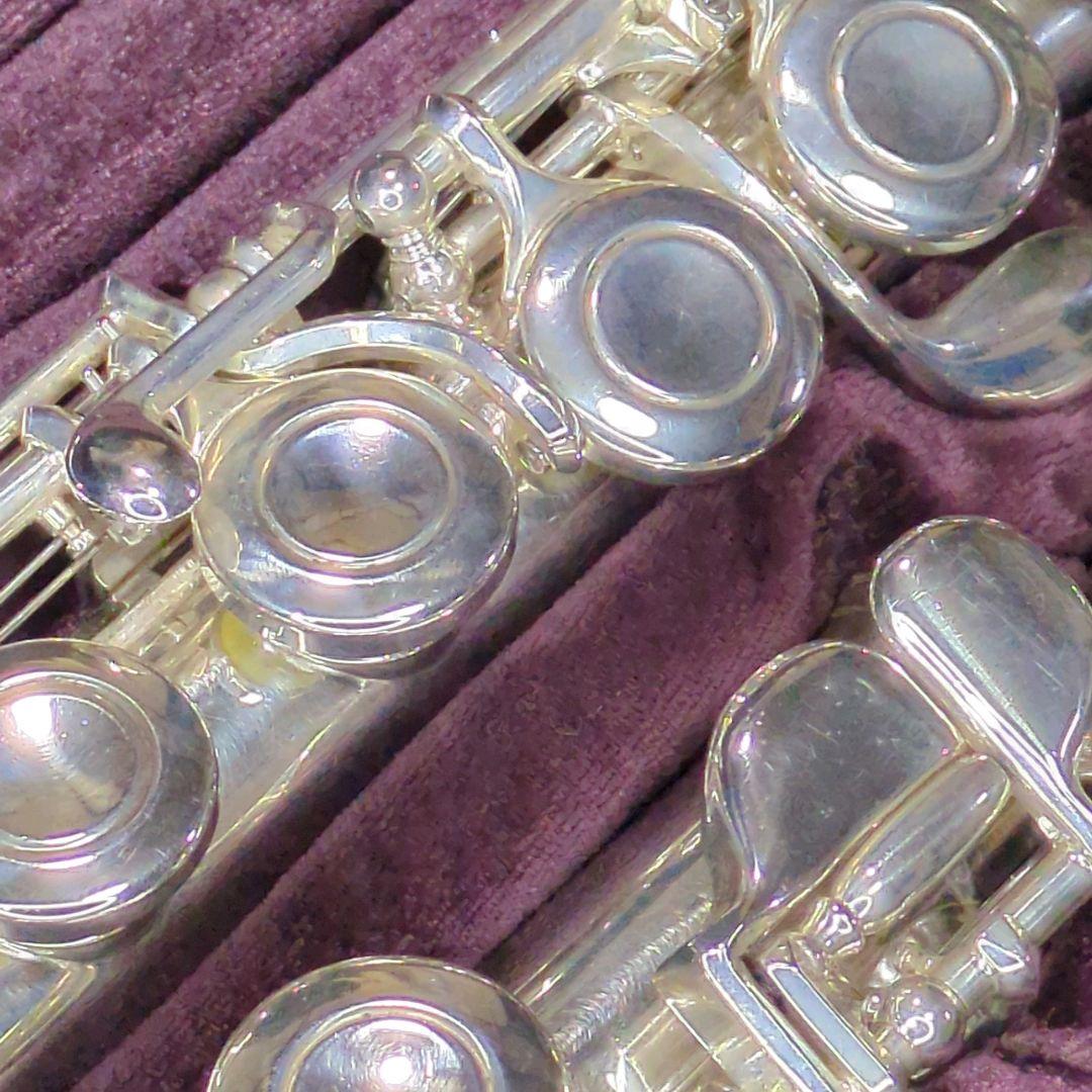 フルート　調整済　ヤマハ　YFL311（頭部管は銀製、Eメカ.銀メッキ仕上げ）