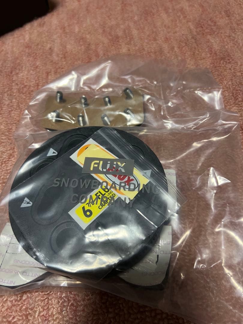 FLUX AH ビンディング ホワイト/ブラック　Mサイズ