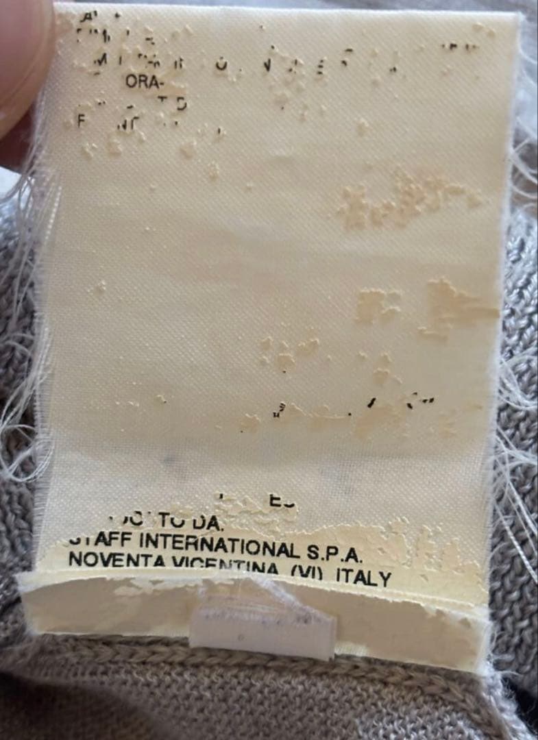 マルタンマルジェラ MARTIN MARGIELA 本人期 シワ加工 ニット