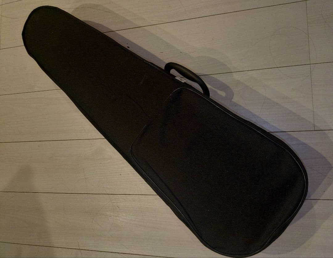 【モンジエ】 V10 バイオリン本体と弓、ケース付き　青色(写真3.4)