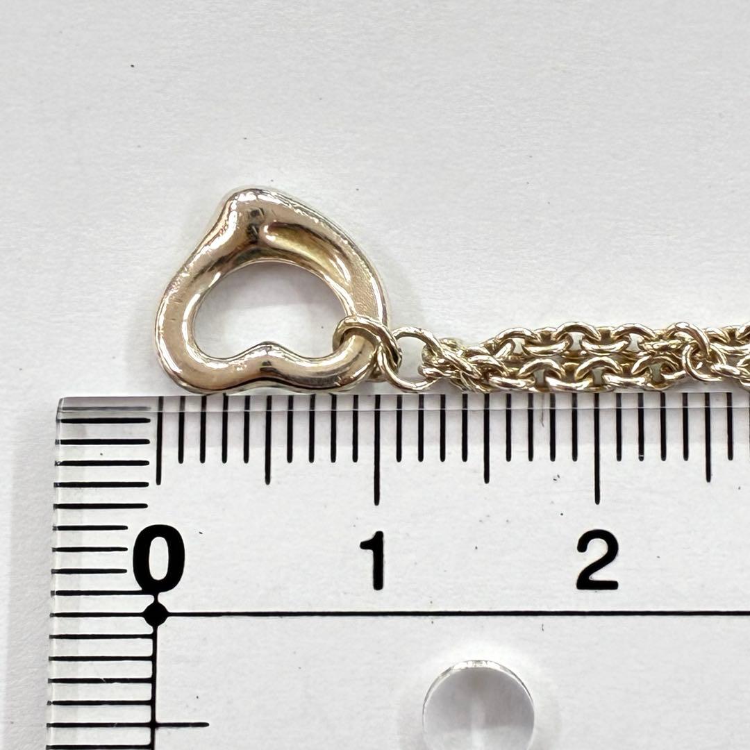 ∞ ティファニー　エルサペレッティ　925　オープンハート ブレスレット