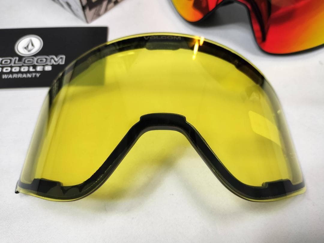 新品　ボルコム　VOLCOM　オデッセイ スノーゴーグル 黒　交換レンズ