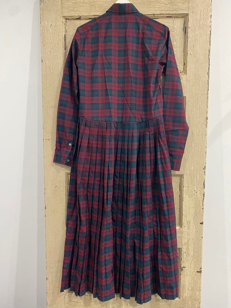 phenomenon フェノメノン チェック ロング シャツ ガウン