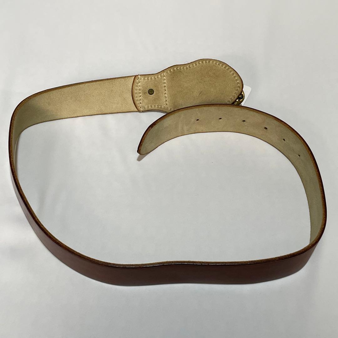 フェリージ Felisi ブラスバックル×レザーベルト イタリア製 試着のみ