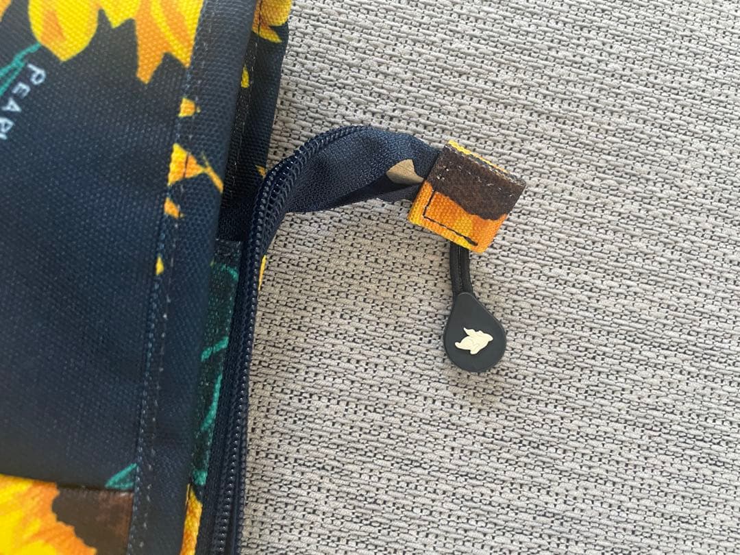 極美品【パーリーゲイツPEARLY GATES】ひまわり ロッカーバッグnavy