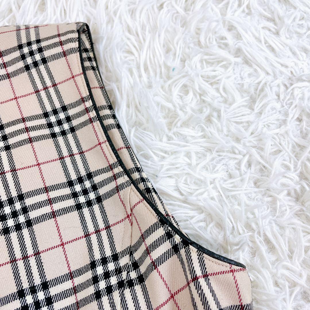 BURBERRY ノースリーブ　ワンピース ノバチェック 160A ベルト