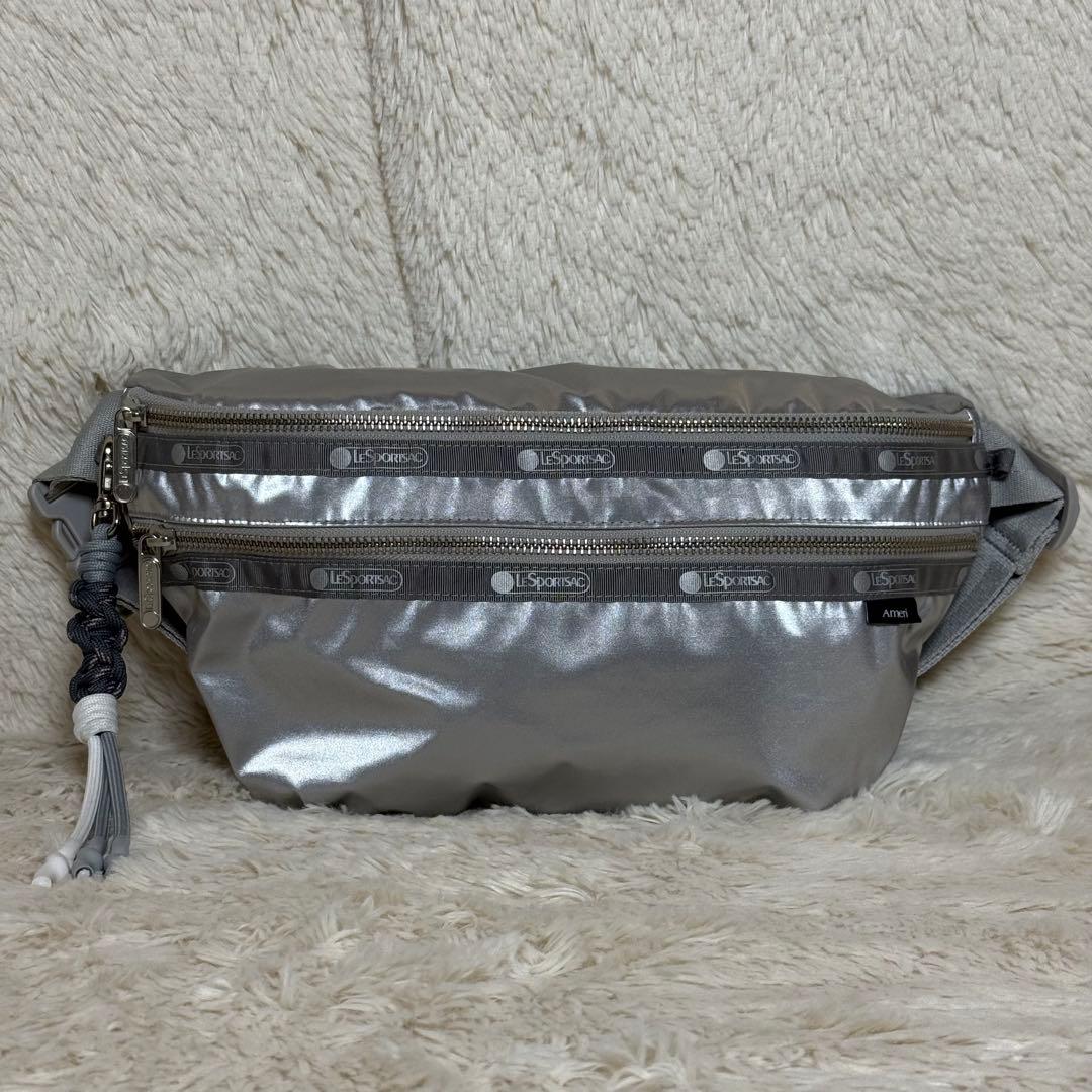 LeSportsac×Ameri DX Belt Bag シルバー ボディバッグ
