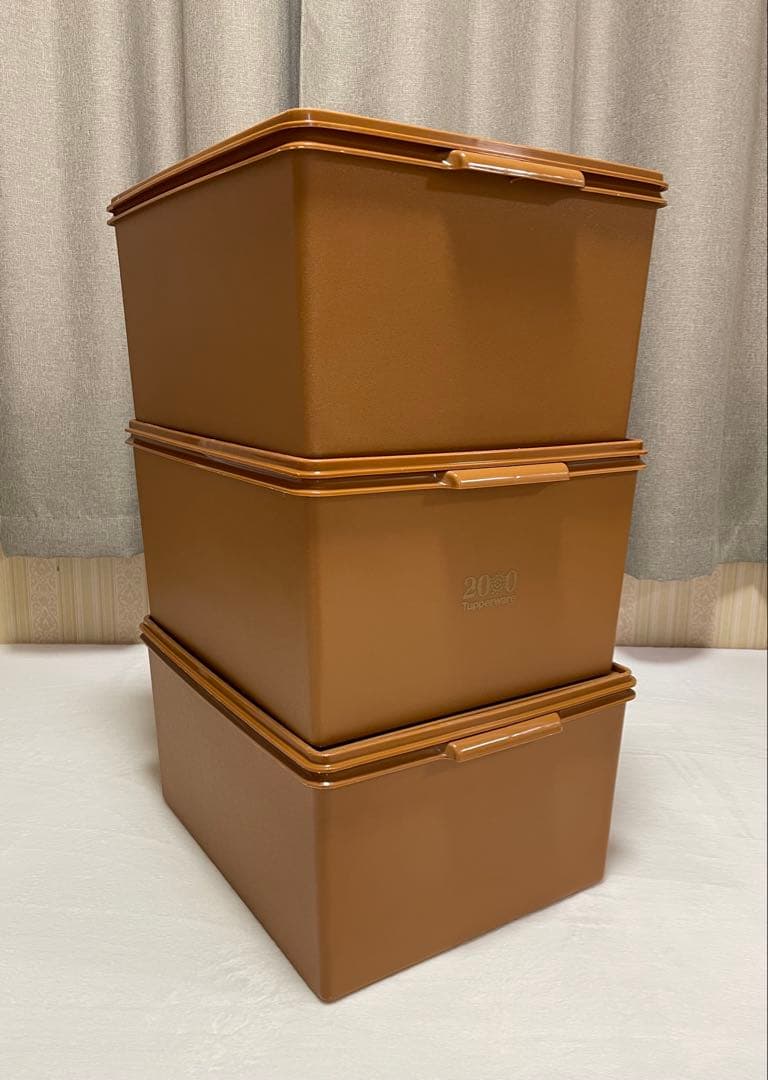 Tupperware タッパー スーパーケース 衣装ケース 3個セット