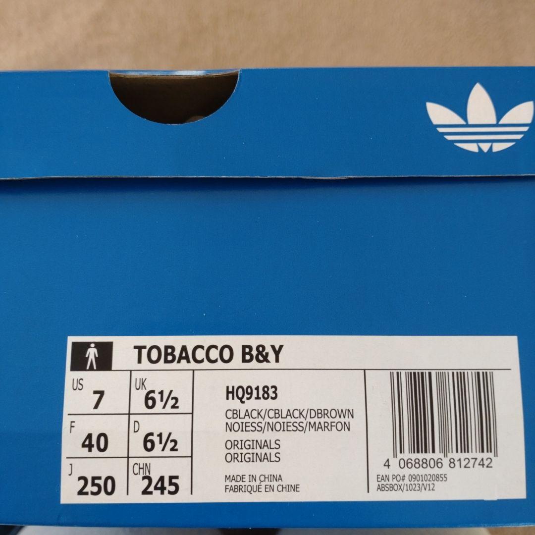 adidas Tobacco BEAUTY＆YOUTH別注　ブラック25cm