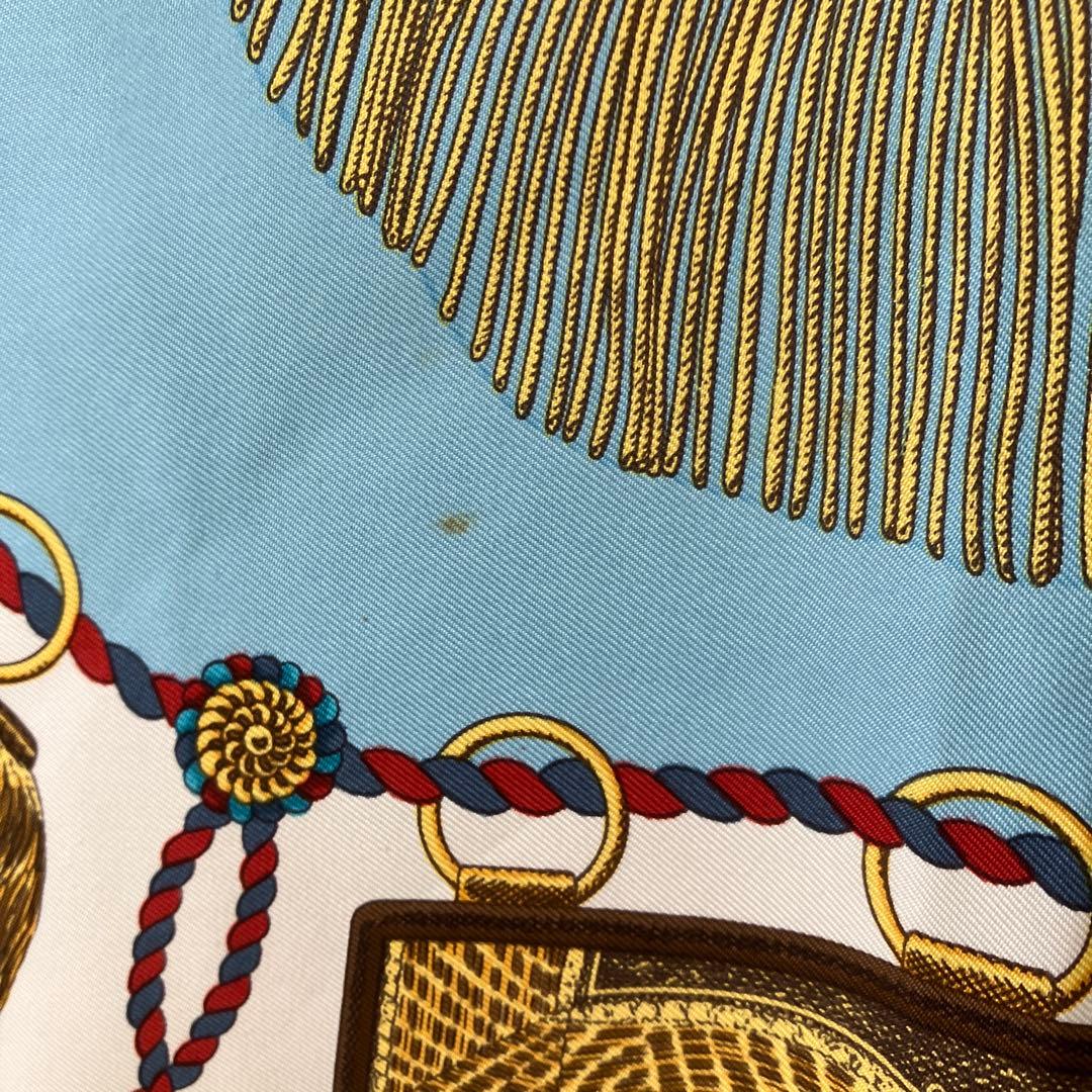 HERMES　エルメス　大判スカーフ　カレ90　サーベル飾袋　5760