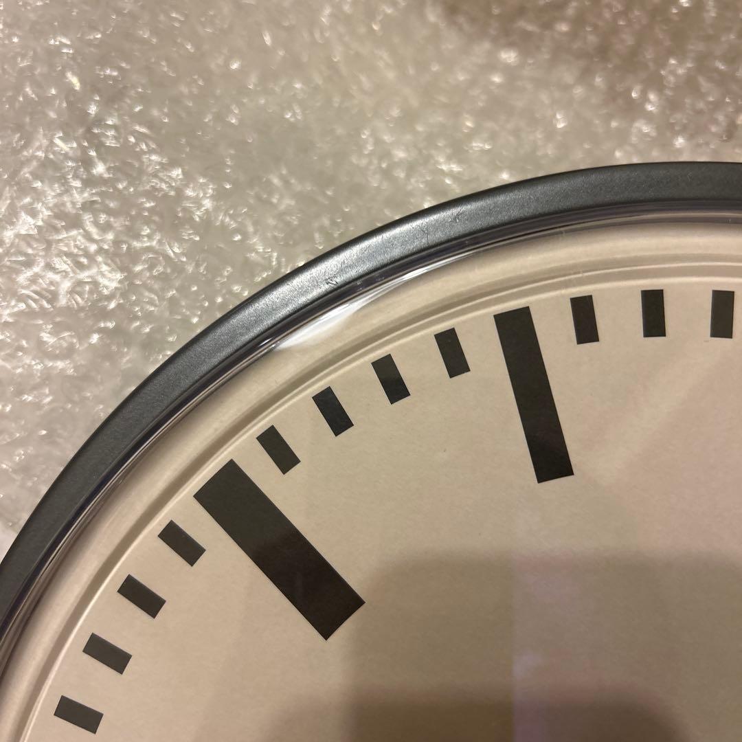 E.A.COMBS 壁掛時計　鉛色　シルバー　クロック　保証書　レシート　付き