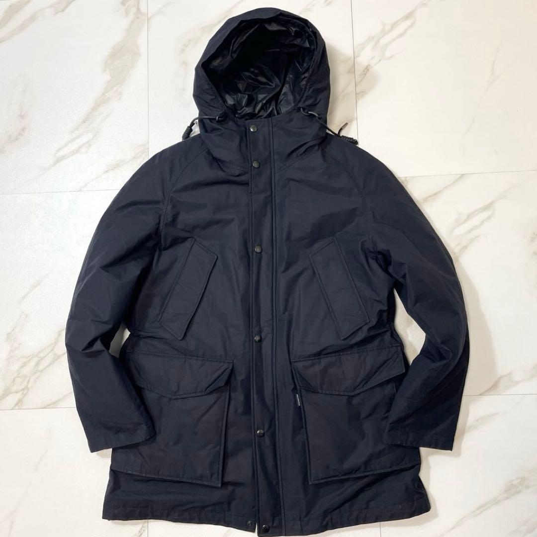 【近年 3way】アクアスキュータム モッズコート ダウンライナー単体可ネイビー