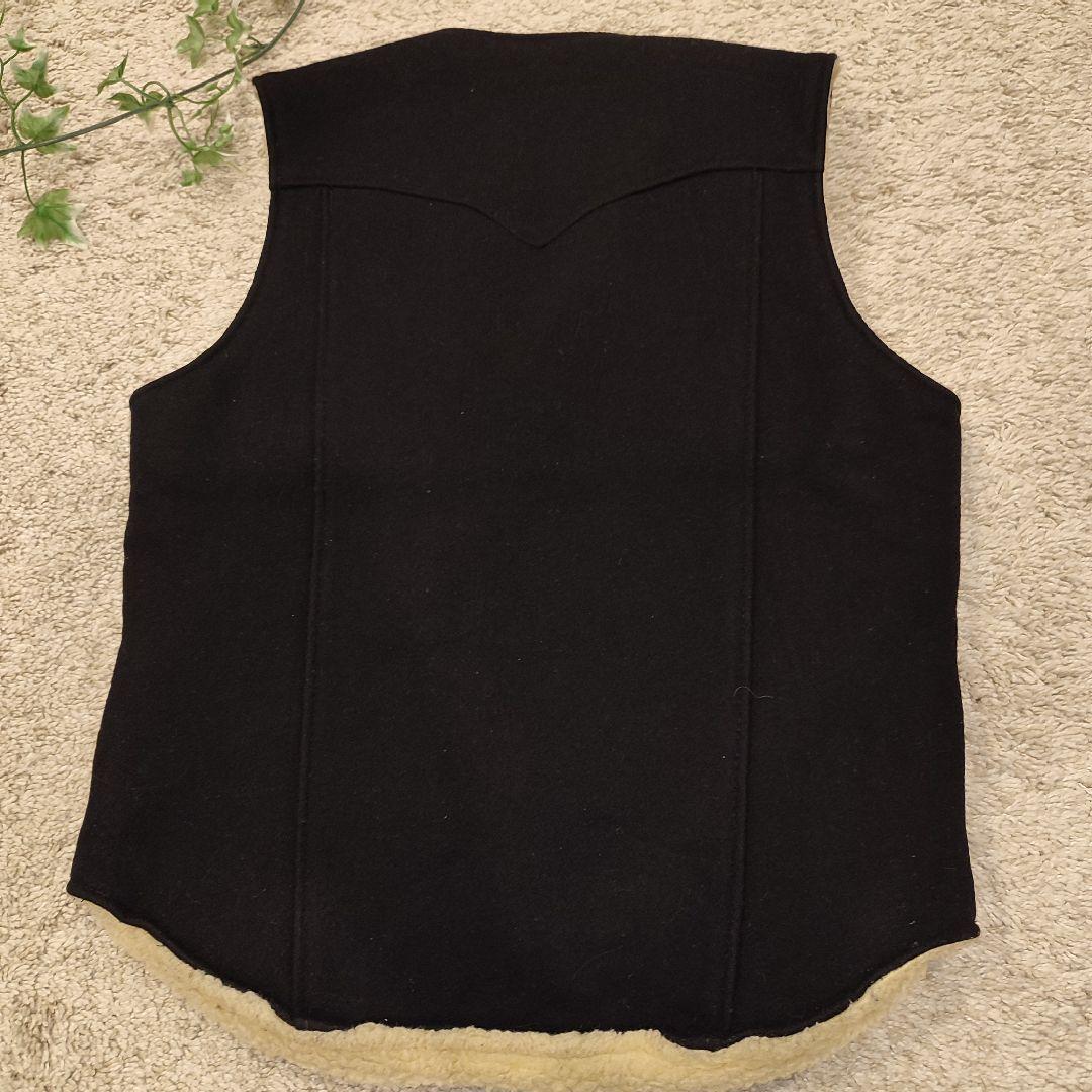 [美品] Schott × BACKDROP 別注 クロスボーン ボア ベストM