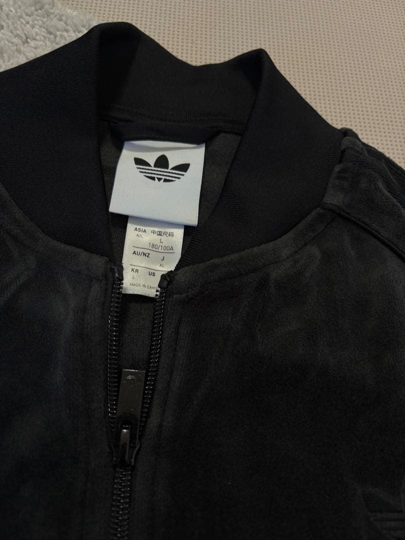 adidasアディダスVELOURベロア トラックジャケット2025 XL