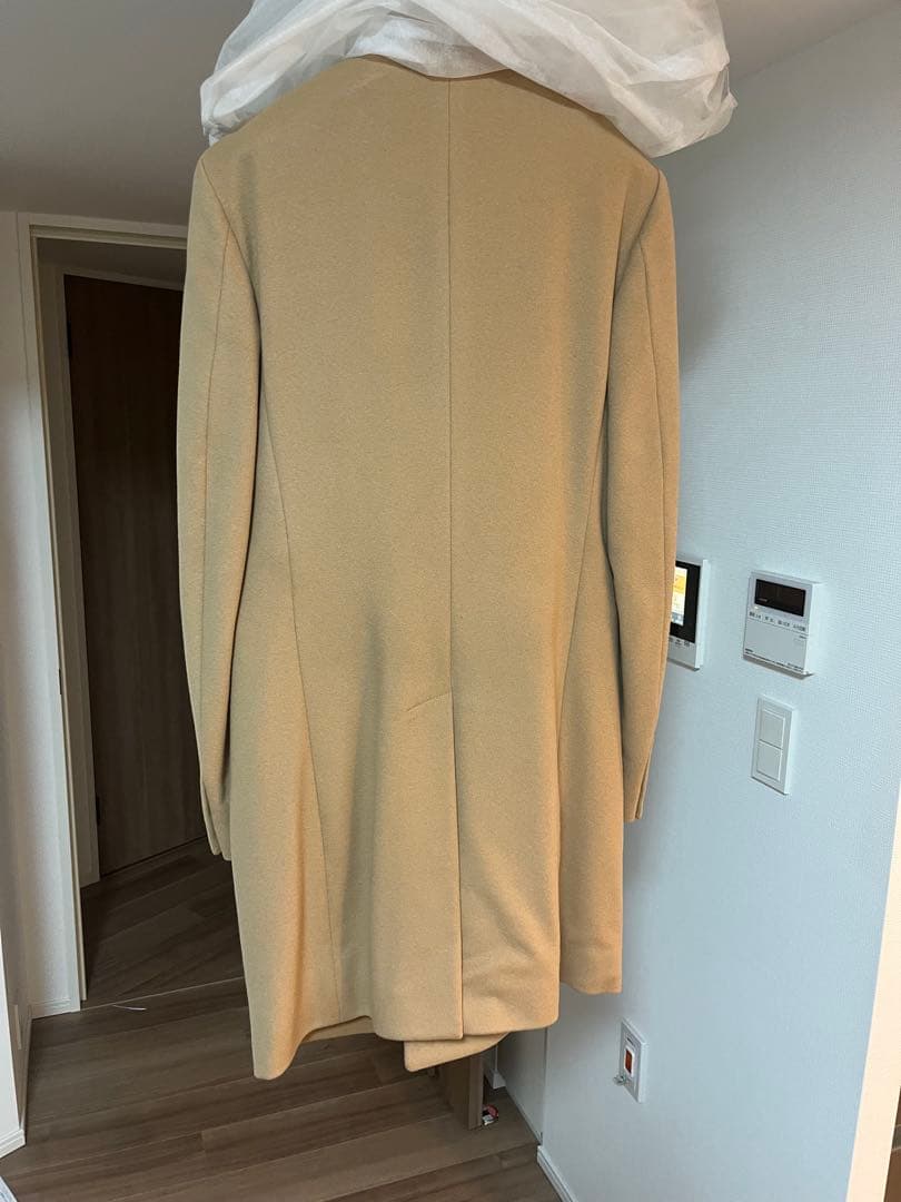 BURBERRY ベージュ ダブルブレスト チェスターコートバーバリー