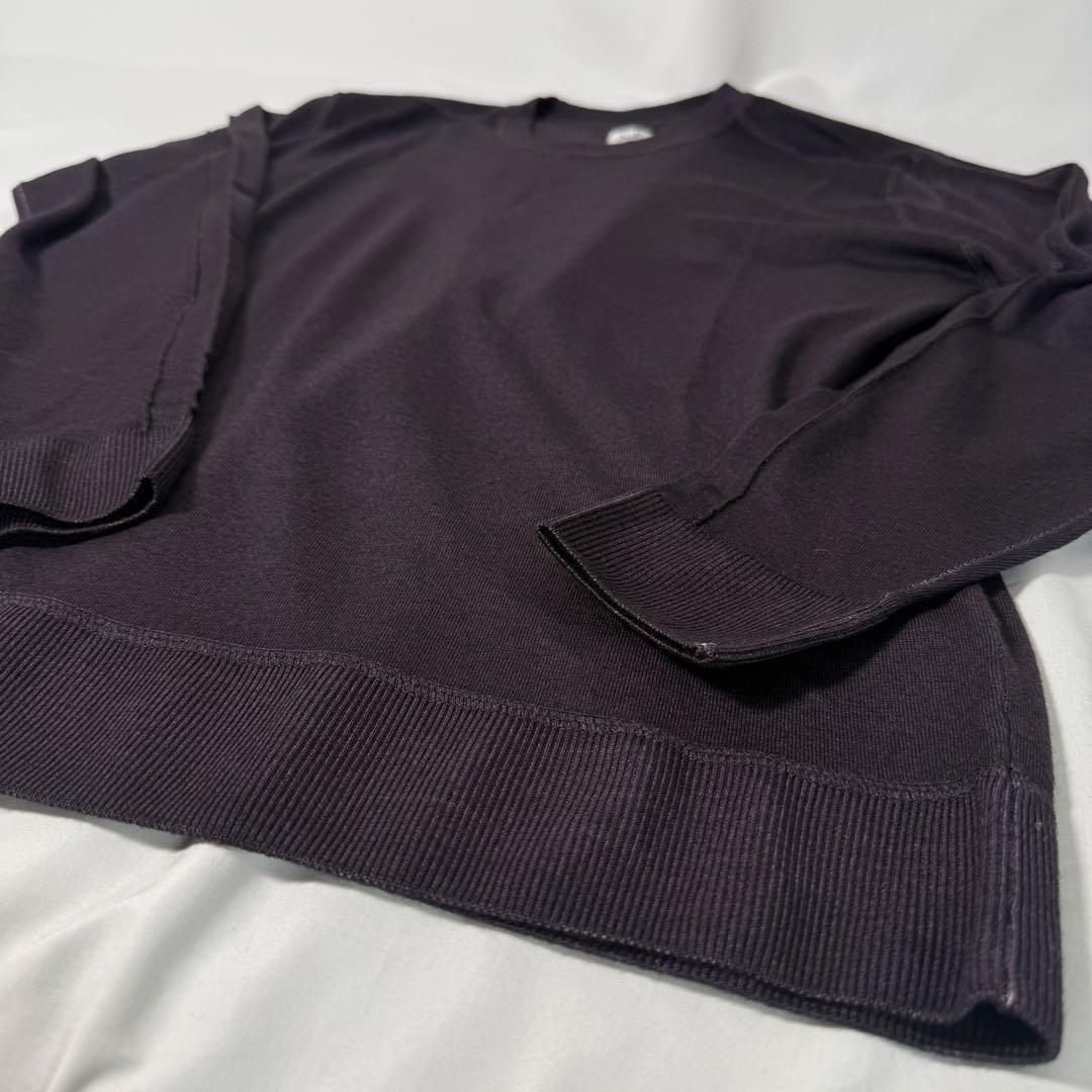 【定価5.5万/上杉柊平】C.P.Company レンズ セーター パープル S