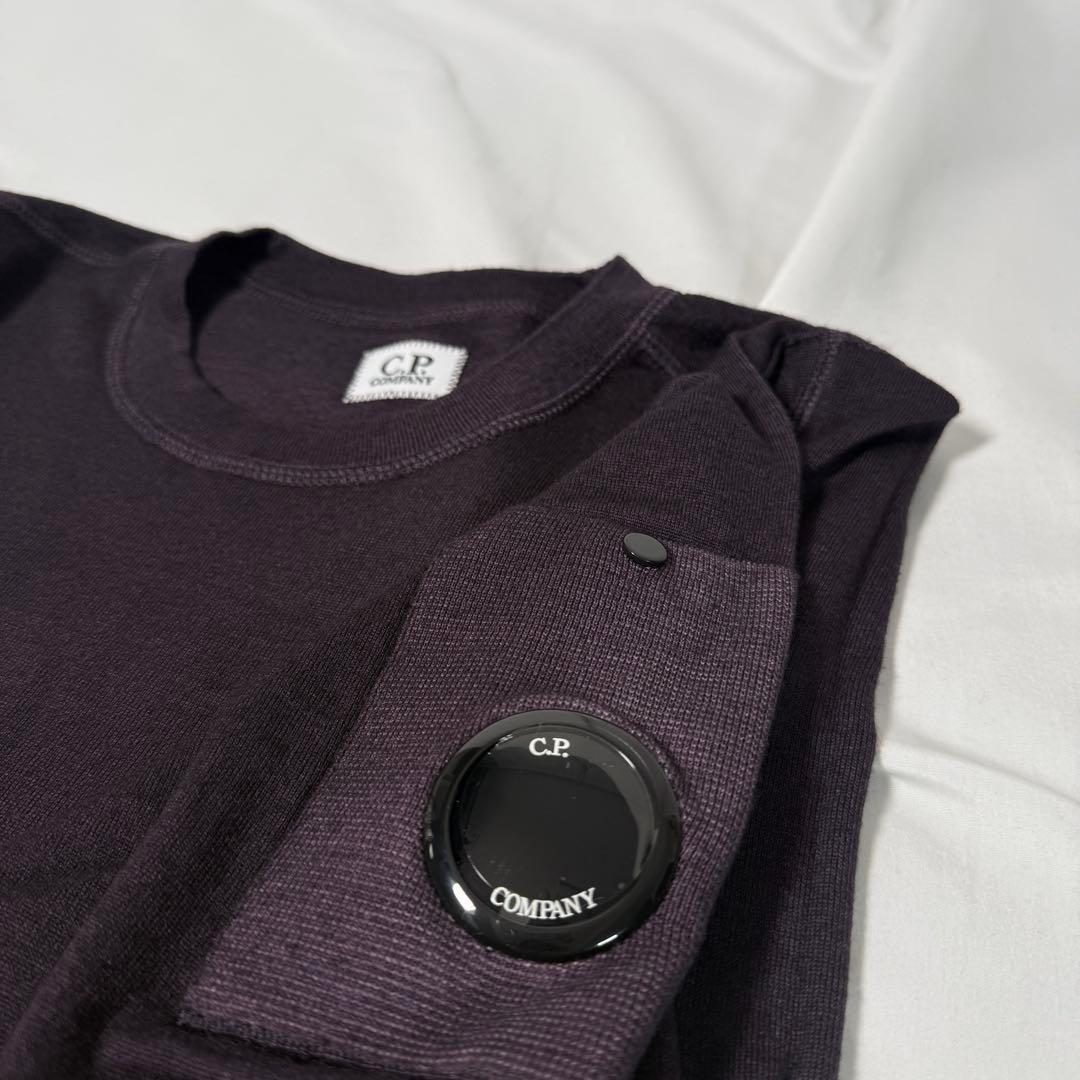 【定価5.5万/上杉柊平】C.P.Company レンズ セーター パープル S