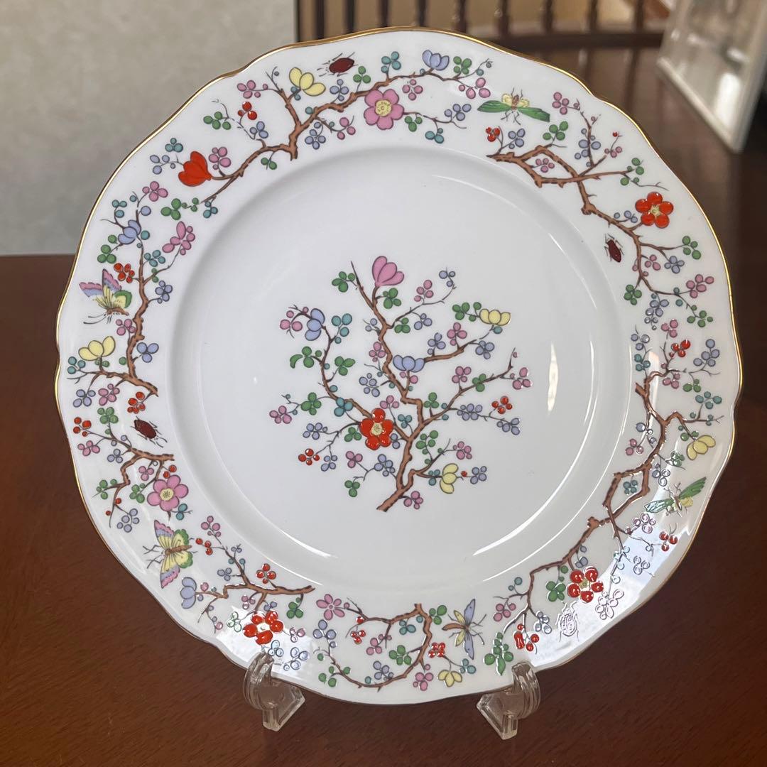 【希少品】スポード ★Shanghai★シノワズリ　デザート皿　6枚