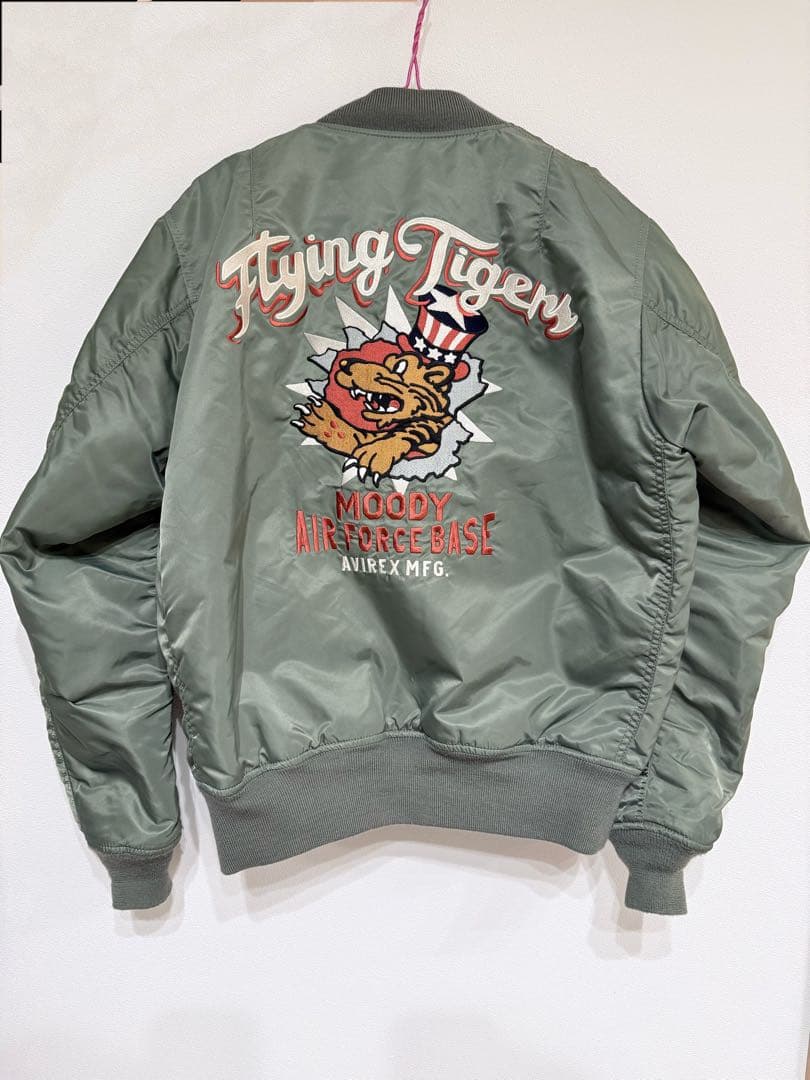 AVIREX MA-1 フライトジャケット 74TH FIGHTER SQ.