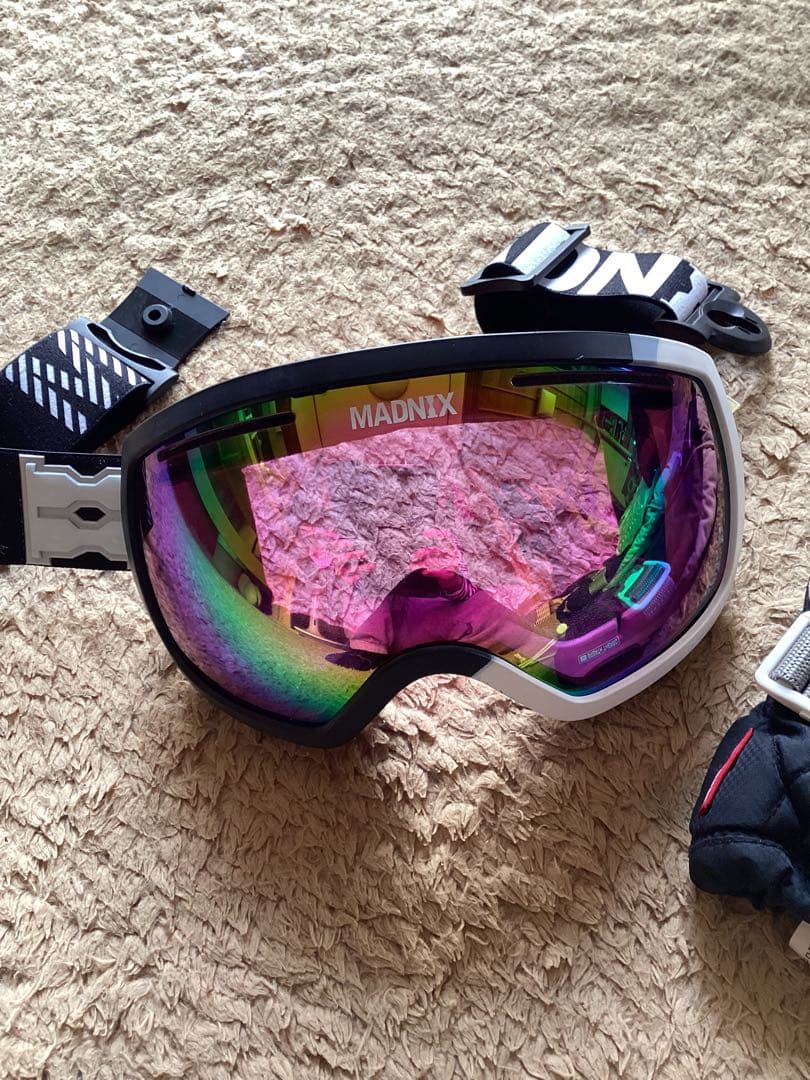 ICEPARDALレディース９号スノボウェアスキーウェアゴーグル、手袋セット