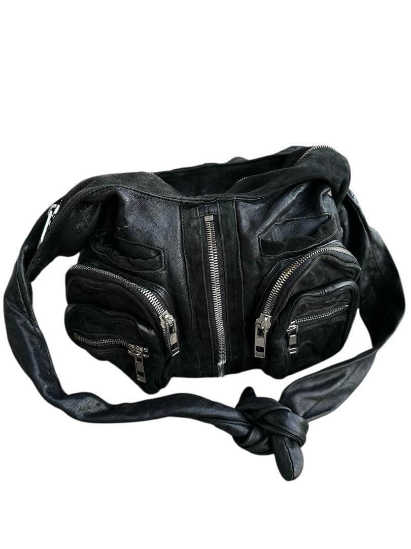 バッグ \"alexander wang\"donna hobo leather bag