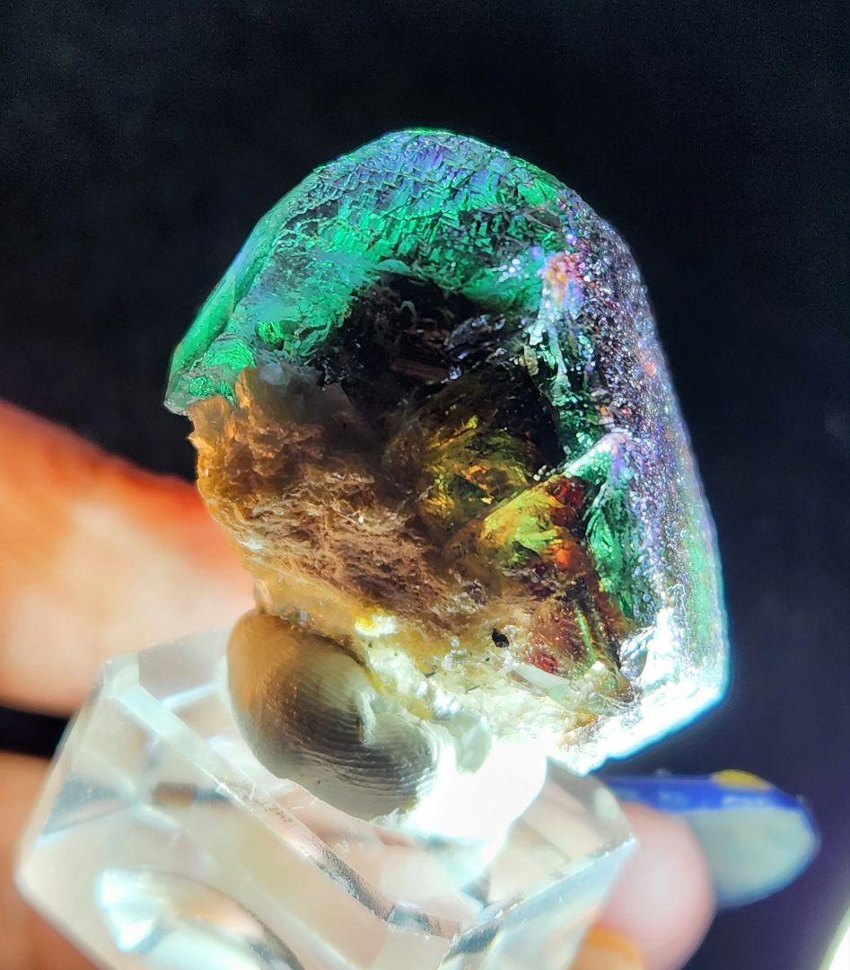 エロンゴ産バイカラーフローライトキューブNo1309 - メルカリ