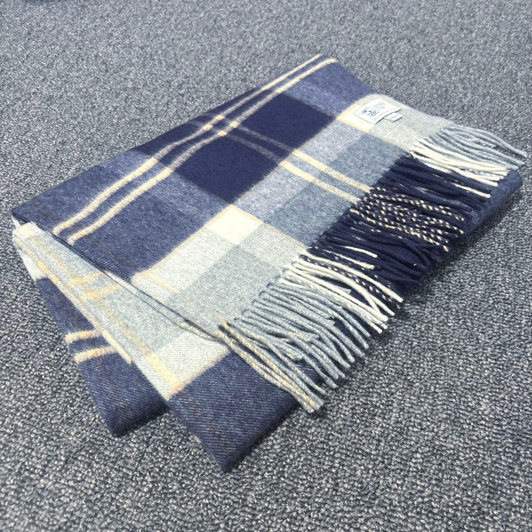 ジョンストンズ✳︎カシミヤ100%大判ストール✳︎SilverBannockbane