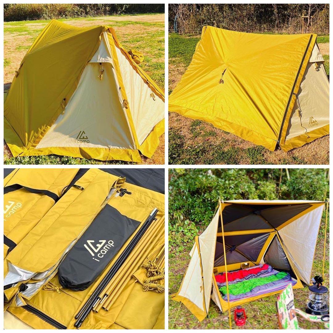 大セール！送料込！新品 icamp テント　ラクバイン　キャンプ　アウトドア