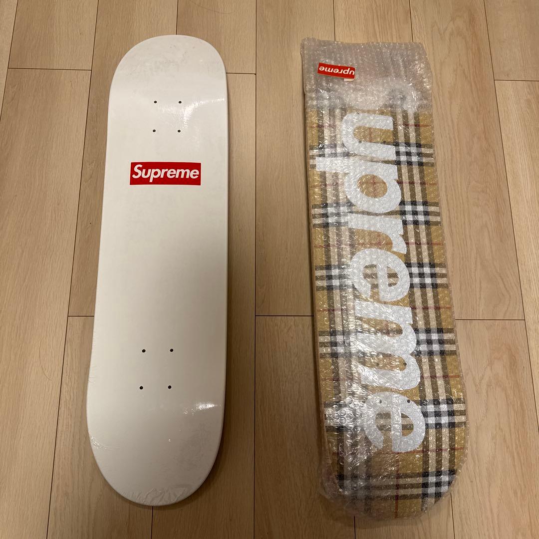 《希少》Supreme Burberry スケートボード デッキ・パーツ